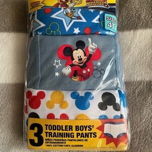 Disney Mickey Mouse Toddler Boys' Training Pants - Blue/Multicolor - 3 Pack